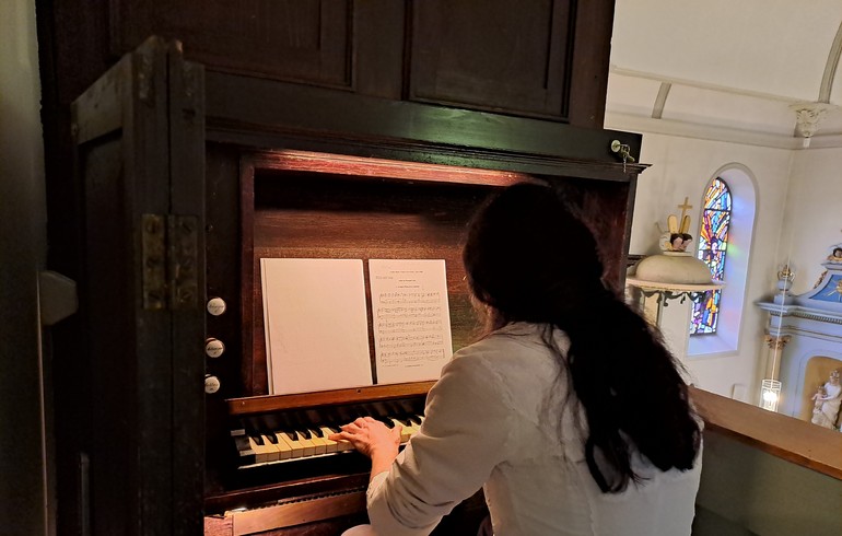 Bénédiction de l'orgue de Réclère